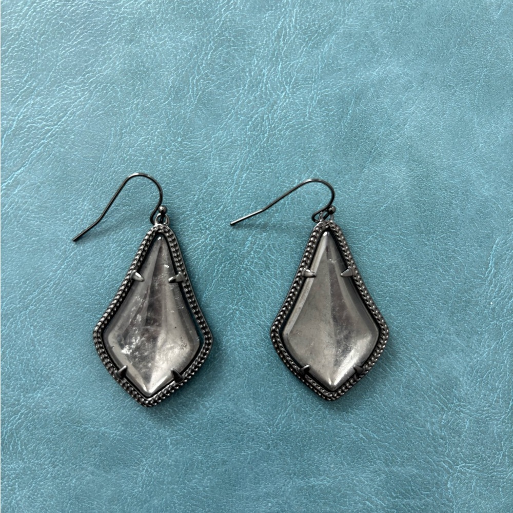 Kendra Scott Silver Geometric Earrings